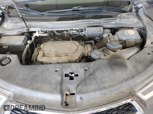 2017 Acura MDX Advance with VIN 5FRYD4H82HB001719, listed as a Copart auction lot 54055205 with 106,527 mi miles and Salvage title. Bid and sale history available at DreamBid. Image 12.