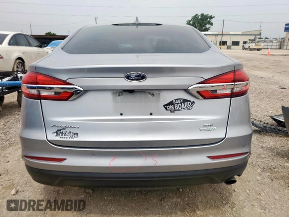 2020 Ford Fusion SE with VIN 3FA6P0HD7LR111586, listed as a Copart auction lot 56688945 with 105,591 mi miles and Salvage title. Bid and sale history available at DreamBid. Image 6.