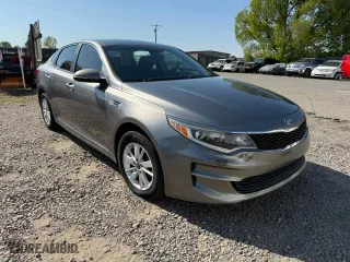 2016 Kia Optima LX with VIN 5XXGT4L38GG025577, listed as a Copart auction lot 52939195 with 97,261 mi miles and Clean Title. Bid and sale history available at carsss.com. Image 1.