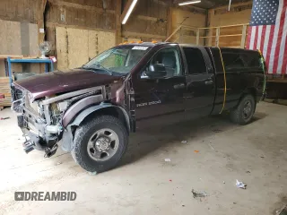 2005 Dodge 2500 SLT z VIN 3D7KR28C55G727684, wystawiony jako Copart lot #58335055 z przebiegiem 154 592 mil mil oraz Czysty tytuł • Clean title. Historia ofert i sprzedaży dostępna na DreamBid. Obrazek 1.