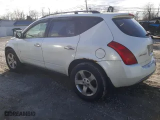 2004 Nissan Murano SL with VIN JN8AZ08W54W340366, listed as a Copart auction lot 85170354 with 182,682 mi miles and Clean Title. Bid and sale history available at carsss.com. Image 2.
