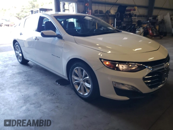 2025 Chevrolet Malibu LT with VIN 1G1ZD5ST2SF154329, listed as a Copart auction lot 54897995 with 2,311 mi miles and Salvage Title. Bid and sale history available at DreamBid. Image 4.