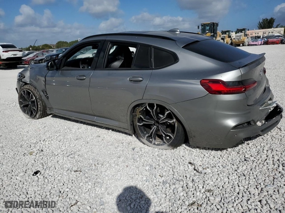 2020 BMW X4 M Competition with VIN 5YMUJ0C02L9B36828, listed as a Copart auction lot 45227665 with 57903 miles and Non Repairable. Bid and sale history available at carsss.com. Image 2.