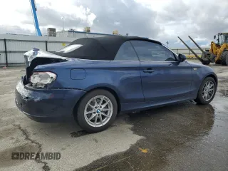 2011 BMW 1 Series 128i with VIN WBAUN1C57BVH83615, listed as a Copart auction lot 44755235 with 97,138 mi miles and Salvage title. Bid and sale history available at DreamBid. Image 3.