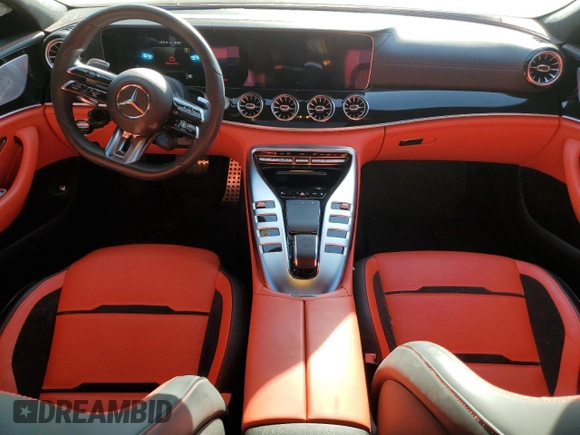 2022 Mercedes-Benz AMG GT 43 z VIN W1K7X5KB0NA053519, wystawiony jako Copart lot #77073224 z przebiegiem 19 583 mil mil oraz Szkoda całkowita • Salvage title. Historia ofert i sprzedaży dostępna na DreamBid. Obrazek 8.