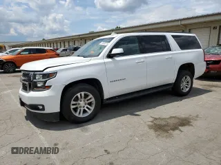 2018 Chevrolet Suburban LT with VIN 1GNSKHKC8JR285494, listed as a Copart auction lot 58535215 with 126,650 mi miles and Salvage title. Bid and sale history available at DreamBid. Image 1.