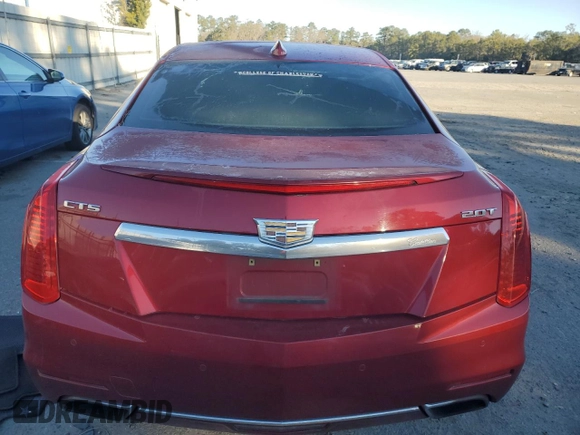 2016 Cadillac CTS Sedan Luxury Collection RWD with VIN 1G6AR5SX7G0106833, listed as a Copart auction lot 87455804 with 180,684 mi miles and Salvage Title. Bid and sale history available at carsss.com. Image 6.