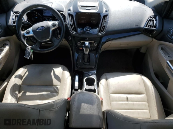 2015 Ford Escape Titanium with VIN 1FMCU9J99FUC13108, listed as a Copart auction lot 60815265 with 70,938 mi miles and Salvage title. Bid and sale history available at DreamBid. Image 8.