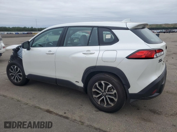 2023 Toyota Corolla Cross Hybrid S with VIN 7MUFBABG3PV010278, listed as a Copart auction lot 62003485 with 13,807 mi miles and Salvage title. Bid and sale history available at DreamBid. Image 2.