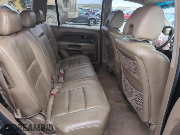2006 Honda Pilot EX-L with VIN 5FNYF18576B019873, listed as a Copart auction lot 49908125 with 280,836 mi miles and Salvage Title. Bid and sale history available at DreamBid. Image 10.