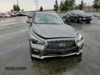 2015 Infiniti Q50 Sport with VIN JN1BV7AP9FM353341, listed as a Copart auction lot 59407675 with 87,181 mi miles and Salvage title. Bid and sale history available at DreamBid. Image 13.