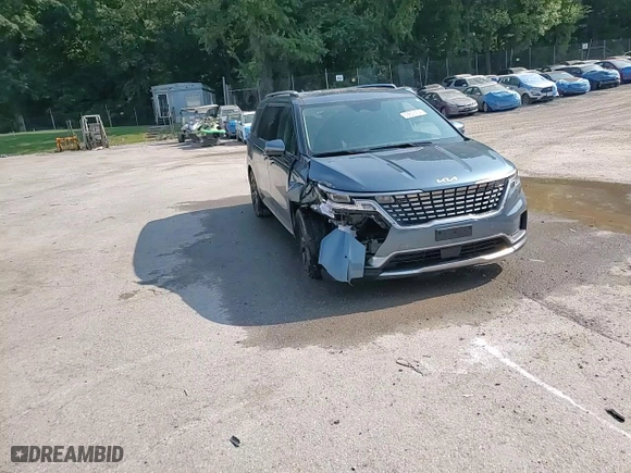 2024 Kia Carnival SX with VIN KNDNE5H38R6413801, listed as a Copart auction lot 69897434 with 12,912 mi miles and Salvage Title. Bid and sale history available at carsss.com. Image 14.