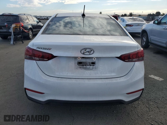 2018 Hyundai Accent Limited with VIN 3KPC34A35JE018975, listed as a Copart auction lot 74818524 with 57,063 mi miles and Salvage Title. Bid and sale history available at carsss.com. Image 6.