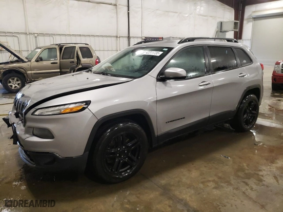 2016 Jeep Cherokee Altitude with VIN 1C4PJMCS8GW122127, listed as a Copart auction lot 42311735 with 154,047 mi miles and Salvage Title. Bid and sale history available at carsss.com. Image 1.