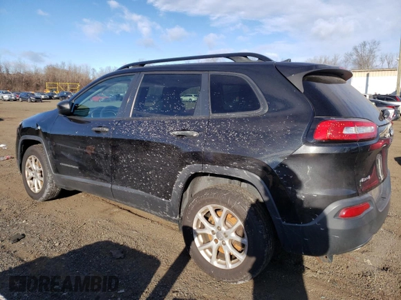 2016 Jeep Cherokee Altitude with VIN 1C4PJMAB9GW199835, listed as a Copart auction lot 87024904 with 128,429 mi miles and Salvage title. Bid and sale history available at DreamBid. Image 2.