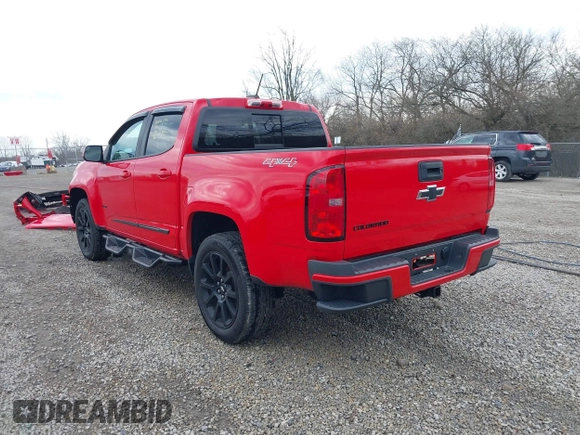 2020 Chevrolet Colorado 4WD LT with VIN 1GCGTCEN0L1211032, listed as a IAAI auction lot 41855549 with 51,465 mi miles and . Bid and sale history available at DreamBid. Image 3.