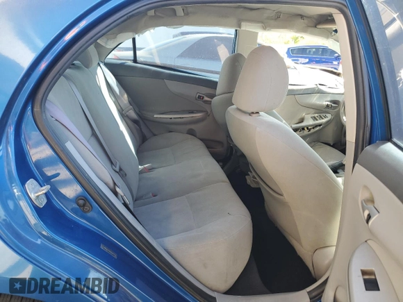 2010 Toyota Corolla with VIN 1NXBU4EE4AZ303474, listed as a Copart auction lot 49600555 with 0 mi miles and Non Repairable. Bid and sale history available at carsss.com. Image 10.