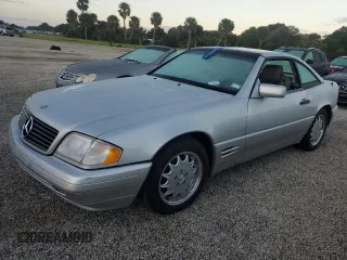1998 Mercedes-Benz SL-Class with VIN WDBFA67F8WF163620, listed as a Copart auction lot 74125164 with 0 mi miles and Salvage Title. Bid and sale history available at carsss.com. Image 1.