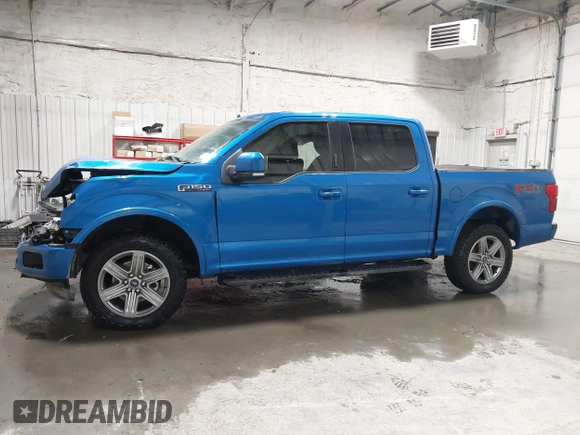 2019 Ford F-150 XL with VIN 1FTEW1E43KKE79396, listed as a IAAI auction lot 41706258 with 35,839 mi miles. Bid and sale history available at carsss.com. Image 14.