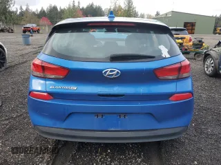 2018 Hyundai Elantra GT with VIN KMHH35LE4JU034043, listed as a Copart auction lot 79347134 with 0 mi miles and Salvage Title. Bid and sale history available at carsss.com. Image 6.