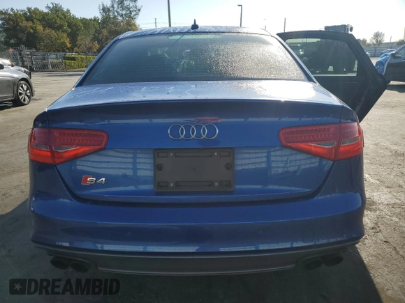 2016 Audi S4 Premium Plus with VIN WAUBGAFL5GA007622, listed as a Copart auction lot 48794095 with 93,256 mi miles and Salvage Title. Bid and sale history available at carsss.com. Image 6.