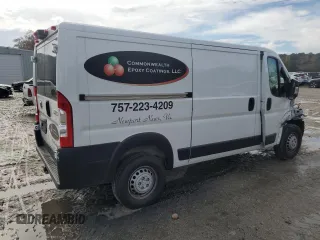 2024 Ram ProMaster Cargo Tradesman with VIN 3C6LRVVG8RE145742, listed as a Copart auction lot 80002054 with 4,576 mi miles and Salvage Title. Bid and sale history available at carsss.com. Image 3.