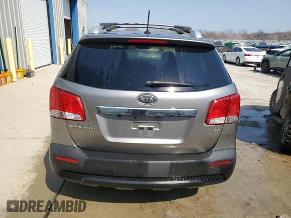 2012 Kia Sorento EX with VIN 5XYKU3A61CG288451, listed as a Copart auction lot 48953075 with 134,410 mi miles and Salvage Title. Bid and sale history available at carsss.com. Image 6.