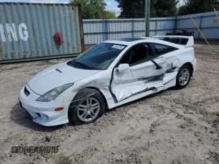 2002 Toyota Celica GT with VIN JTDDR32T120114950, listed as a Copart auction lot 72424794 with 271,844 mi miles and Salvage Title. Bid and sale history available at carsss.com. Image 1.