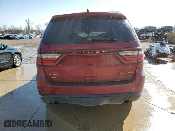 2014 Dodge Durango Limited с VIN 1C4SDJDT2EC358987, выставлен на аукционе Copart как лот 48870855 с пробегом 157 246 миль миль и Списание • Salvage title. История ставок и продаж доступна на DreamBid. Изображение 6.