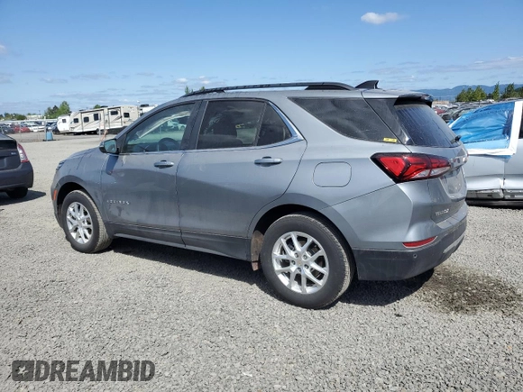 2024 Chevrolet Equinox LT with VIN 3GNAXUEG0RL326949, listed as a Copart auction lot 53908165 with 14,857 mi miles and Salvage Title. Bid and sale history available at carsss.com. Image 2.