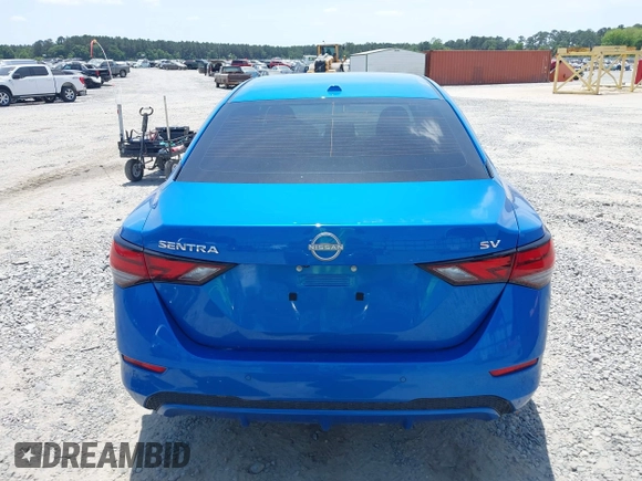 2024 Nissan Sentra SV with VIN 3N1AB8CV6RY343650, listed as a IAAI auction lot 42126890 with 22,633 mi miles and . Bid and sale history available at DreamBid. Image 17.