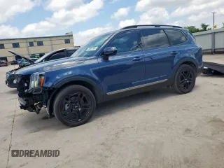 2023 Kia Telluride SX X-Pro with VIN 5XYP5DGC6PG368016, listed as a Copart auction lot 58937385 with 18,547 mi miles and Salvage title. Bid and sale history available at DreamBid. Image 1.