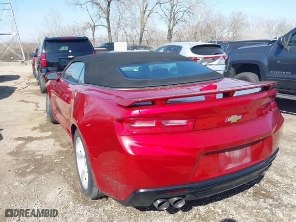 2017 Chevrolet Camaro 1LS with VIN 1G1FA3DS7H0151202, listed as a IAAI auction lot 41760208 with 152,693 mi miles. Bid and sale history available at carsss.com. Image 3.