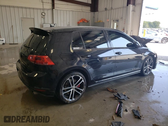 2017 Volkswagen Golf GTI Autobahn with VIN 3VW547AU9HM064208, listed as a Copart auction lot 71056754 with 65,035 mi miles and Salvage Title. Bid and sale history available at carsss.com. Image 3.