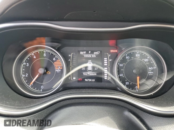 2019 Jeep Cherokee Latitude z VIN 1C4PJLCB8KD263455, wystawiony jako Copart lot #64126085 z przebiegiem 96 734 mil mil oraz Szkoda całkowita • Salvage title. Historia ofert i sprzedaży dostępna na DreamBid. Obrazek 9.