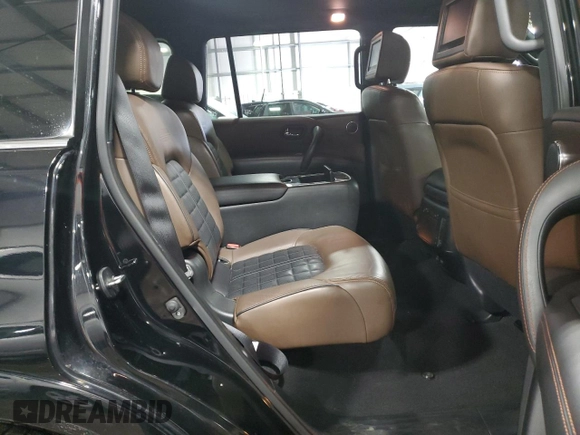 2019 Nissan Armada Platinum with VIN JN8AY2NE8K9755137, listed as a Copart auction lot 46058775 with 93,949 mi miles and Salvage Title. Bid and sale history available at carsss.com. Image 11.
