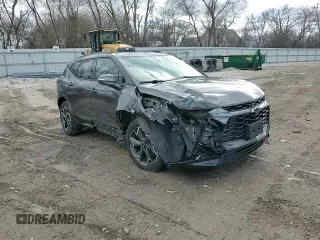 2019 Chevrolet Blazer RS with VIN 3GNKBJRS1KS662752, listed as a Copart auction lot 53801715 with 32,239 mi miles and Salvage Title. Bid and sale history available at DreamBid. Image 15.