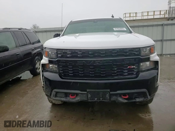 2022 Chevrolet Silverado 1500 Custom Trail Boss with VIN 1GCPYCEK8NZ174114, listed as a Copart auction lot 47652855 with 71,851 mi miles and Salvage Title. Bid and sale history available at DreamBid. Image 10.
