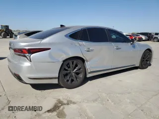 2019 Lexus LS with VIN JTHC51FF0K5007387, listed as a Copart auction lot 49511455 with 65,620 mi miles and Salvage Title. Bid and sale history available at carsss.com. Image 3.