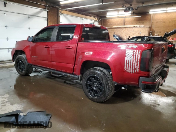 2021 Chevrolet Colorado 4WD Work Truck with VIN 1GCGTBEN9M1142692, listed as a Copart auction lot 51761695 with 75,374 mi miles and Salvage title. Bid and sale history available at DreamBid. Image 2.