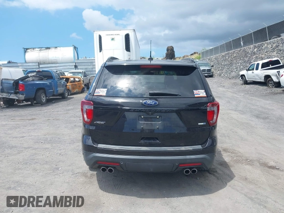 2019 Ford Explorer Sport with VIN 1FM5K8GT9KGA10143, listed as a IAAI auction lot 41935836 with 62,531 mi miles and . Bid and sale history available at DreamBid. Image 16.