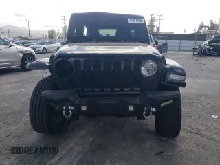 2021 Jeep Wrangler Unlimited Sahara High Altitude with VIN 1C4HJXEM0MW669053, listed as a Copart auction lot 47887465 with Not provided miles and Salvage title. Bid and sale history available at DreamBid. Image 5.