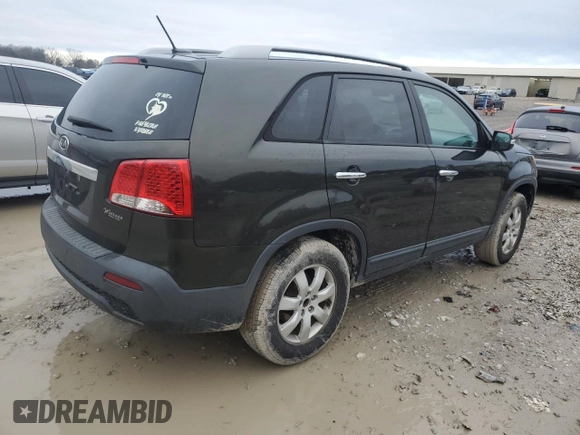 2011 Kia Sorento LX with VIN 5XYKT4A1XBG111070, listed as a Copart auction lot 44599665 with 140,604 mi miles and Clean Title. Bid and sale history available at DreamBid. Image 3.