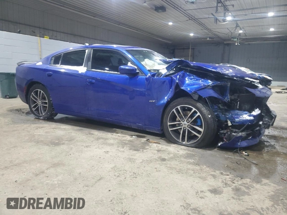 2018 Dodge Charger GT with VIN 2C3CDXJG6JH283348, listed as a Copart auction lot 89108315 with 152,268 mi miles and Salvage Title. Bid and sale history available at carsss.com. Image 4.