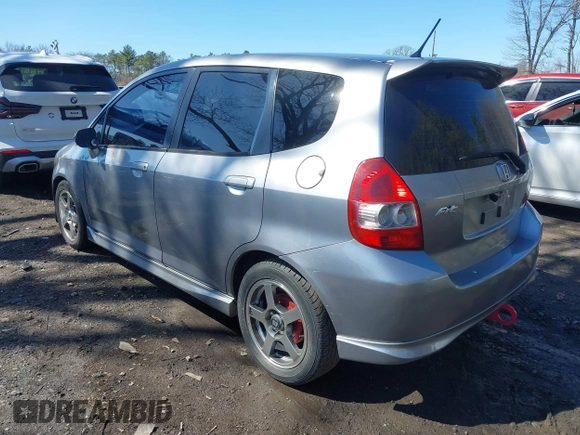2008 Honda Fit Sport with VIN JHMGD38668S038201, listed as a IAAI auction lot 41936038 with 186,816 mi miles. Bid and sale history available at carsss.com. Image 3.