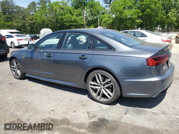2017 Audi S6 Premium Plus z VIN WAUFFAFCXHN012281, wystawiony jako Copart lot #53571455 z przebiegiem 67 439 mil mil oraz Szkoda całkowita • Salvage title. Historia ofert i sprzedaży dostępna na DreamBid. Obrazek 2.