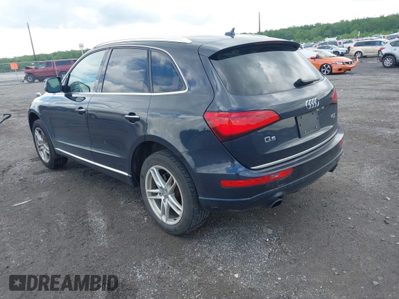 2015 Audi Q5 Premium Plus with VIN WA1LFAFP9FA028639, listed as a IAAI auction lot 42260704 with 126,689 mi miles and . Bid and sale history available at DreamBid. Image 3.