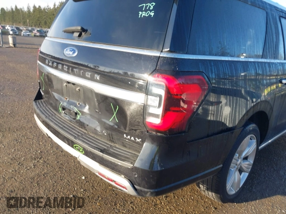 2023 Ford Expedition Max Platinum with VIN 1FMJK1M82PEA46362, listed as a IAAI auction lot 41862368 with 20,446 mi miles and . Bid and sale history available at DreamBid. Image 20.