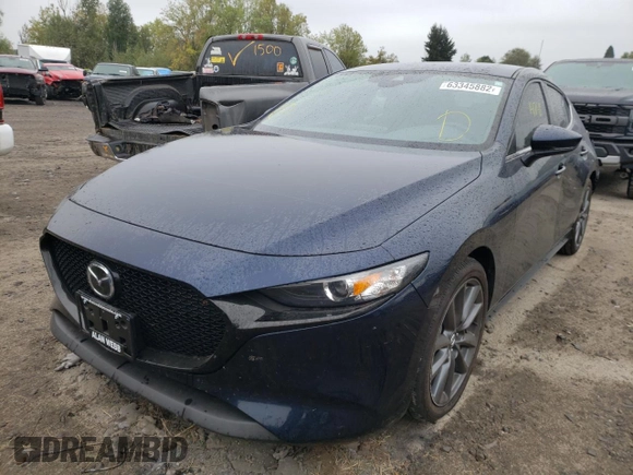 2020 Mazda 3 with VIN JM1BPBLM9L1173089, listed as a Copart auction lot 63345882 with 14,741 mi miles and . Bid and sale history available at DreamBid. Image 2.