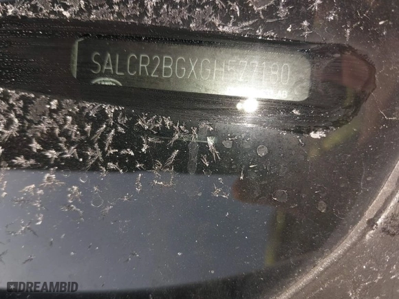 2016 Land Rover Discovery Sport HSE with VIN SALCR2BGXGH577180, listed as a IAAI auction lot 40925601 with 217,150 mi miles. Bid and sale history available at carsss.com. Image 9.